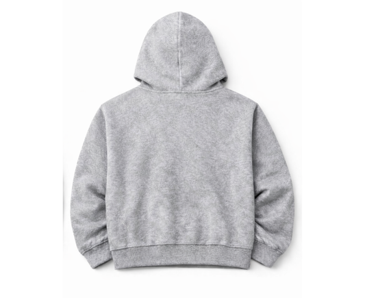 xhemisphere Falling Figures Plaid Zip-Up Hoodie